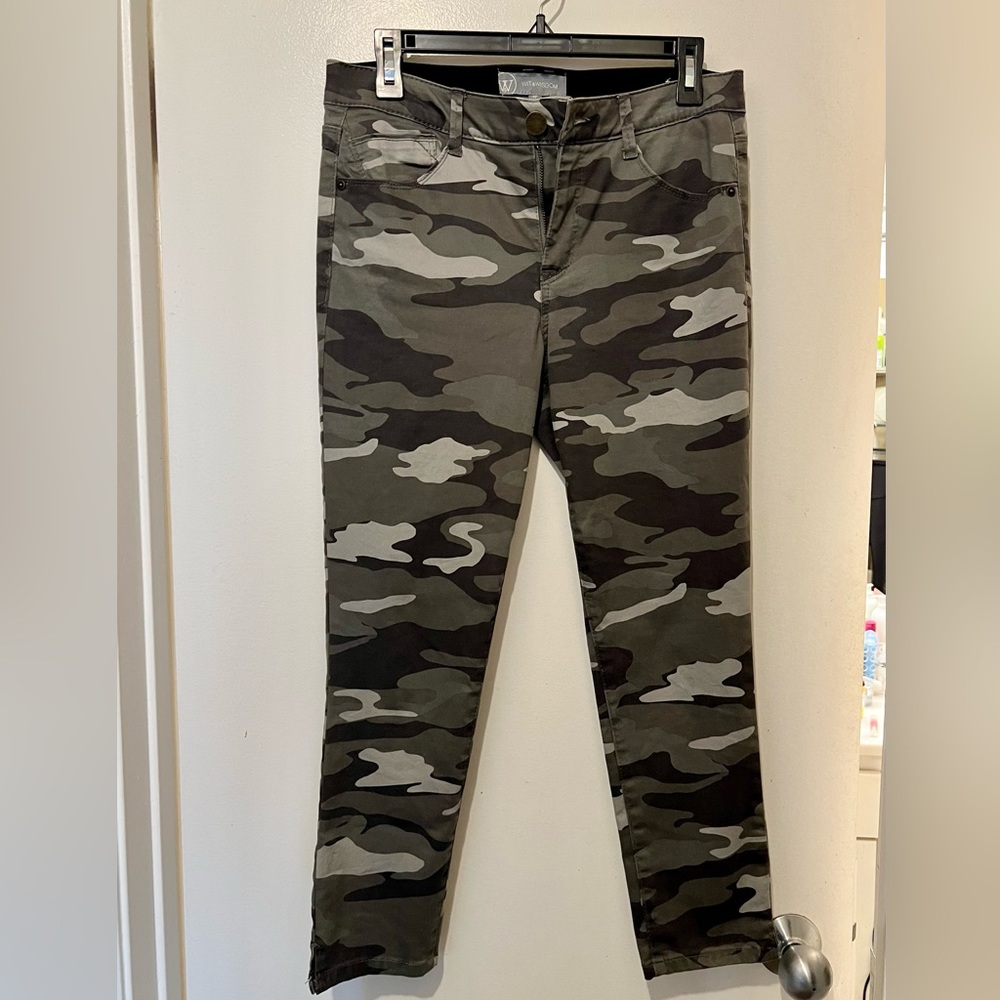 Wit and Wisdom Camo pants.